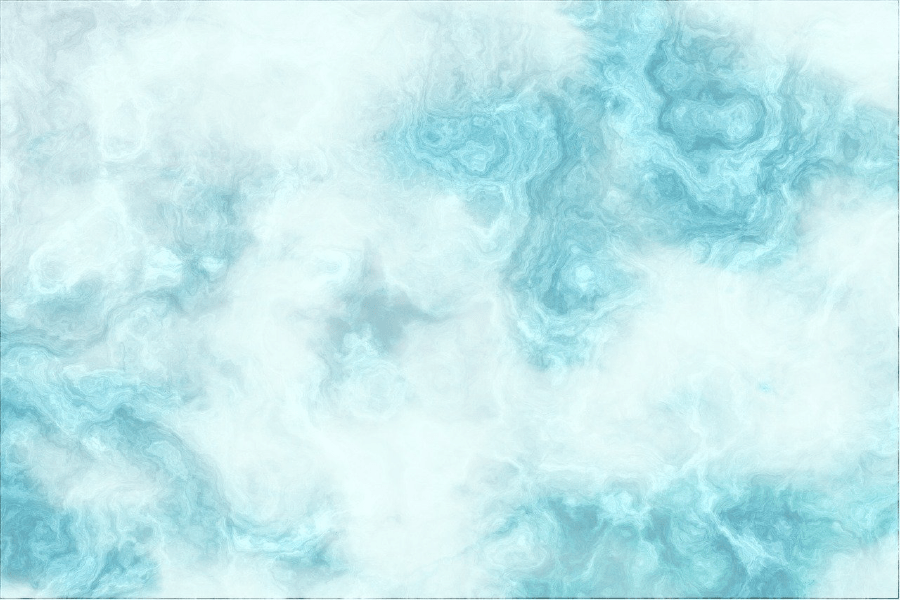 White & Blue Abstract Design Print 100% Australian Made