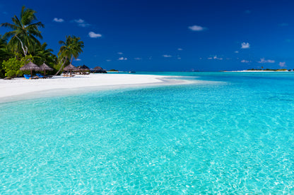 Stunning Lagoon & White Sandy Sea Photograph Print 100% Australian Made