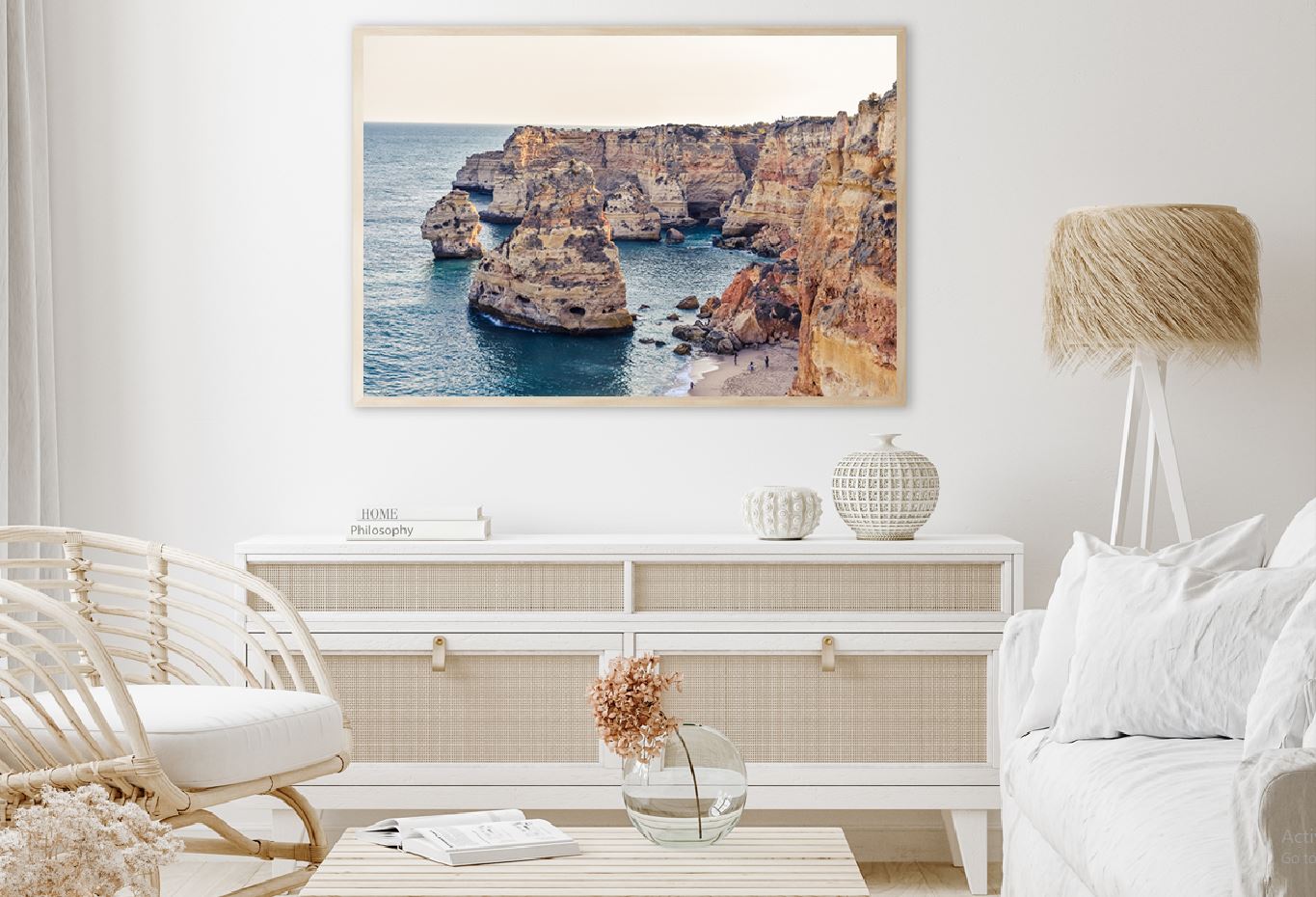 Cliffs On Sea View Photograph Home Decor Premium Quality Poster Print Choose Your Sizes