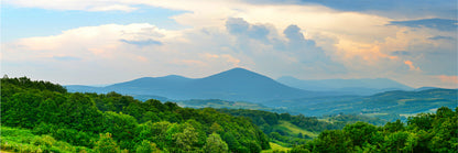 Panoramic Canvas Bosnia Landscape Sky View Photograph High Quality 100% Australian Made Wall Canvas Print Ready to Hang