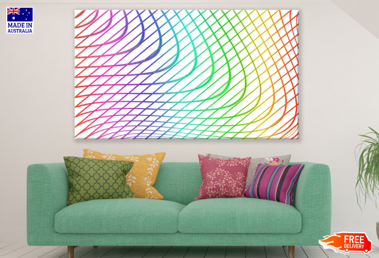 Colorful Abstract Design Print 100% Australian Made