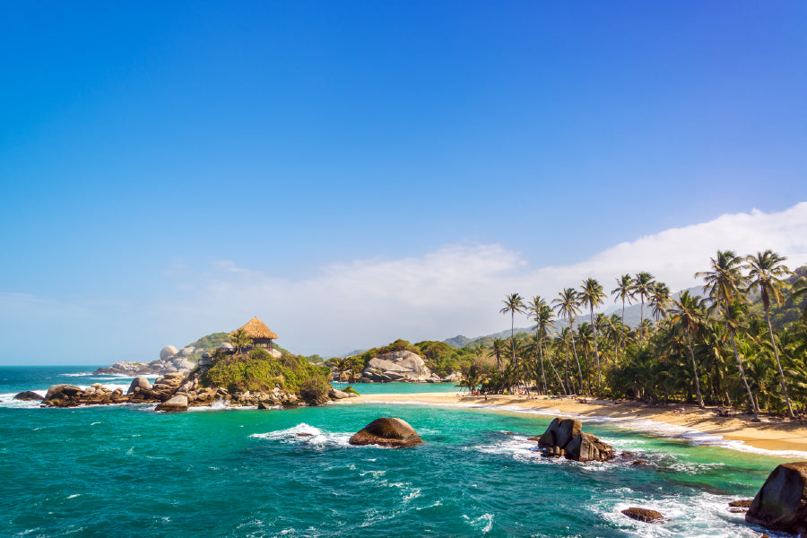 San Juan del Guia Sea View Photograph Colombia Home Decor Premium Quality Poster Print Choose Your Sizes