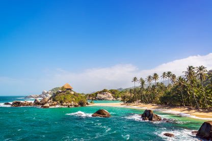 San Juan del Guia Sea View Photograph Colombia Home Decor Premium Quality Poster Print Choose Your Sizes