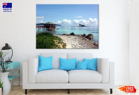 Cayman Islands Beach View Photograph Print 100% Australian Made