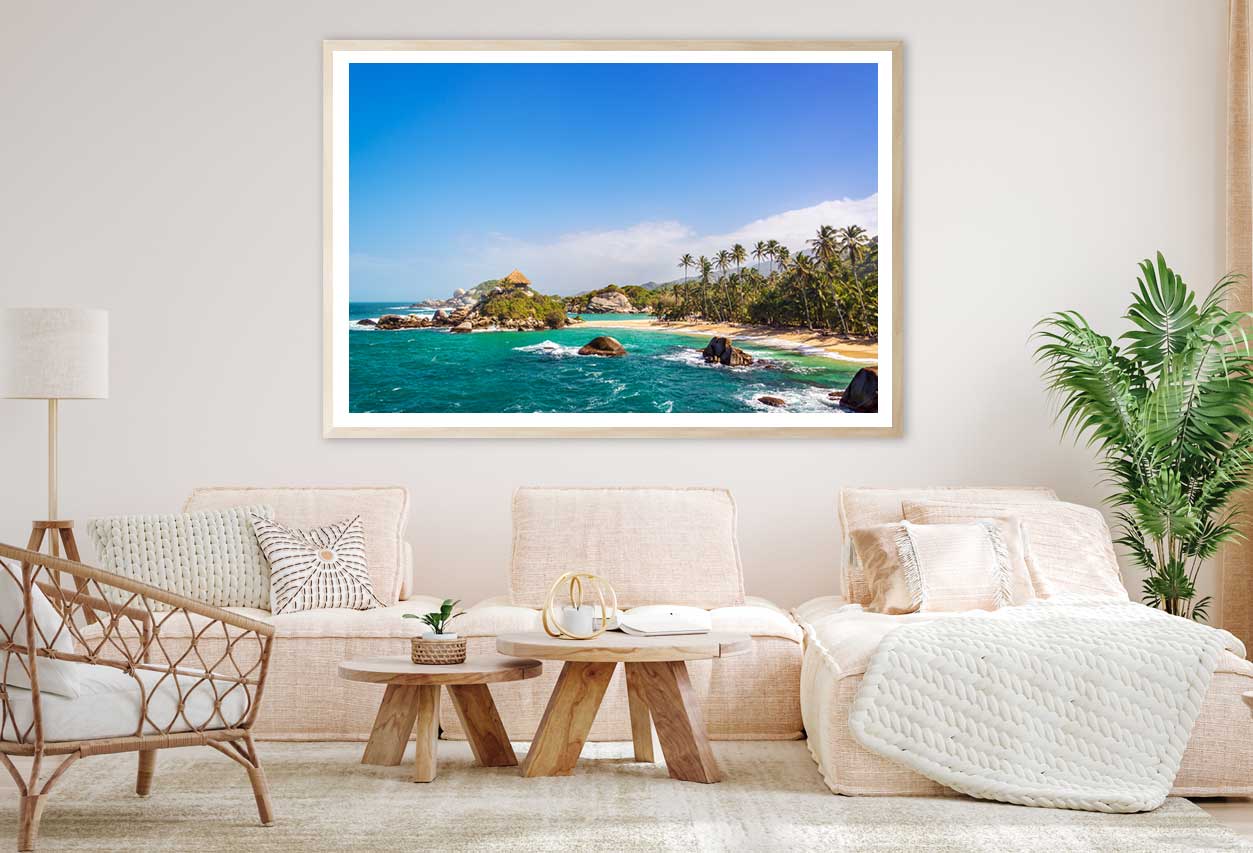 San Juan del Guia Sea View Photograph Colombia Home Decor Premium Quality Poster Print Choose Your Sizes
