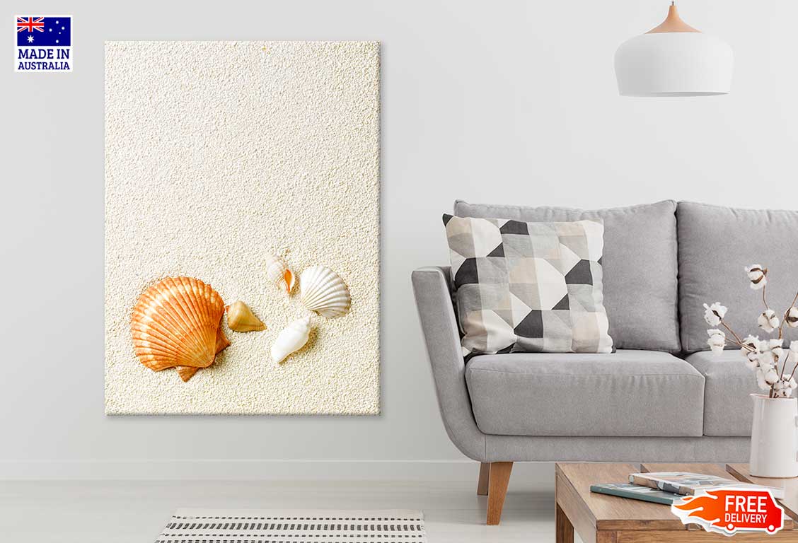 Sea Sand with Seashell Photograph Print 100% Australian Made