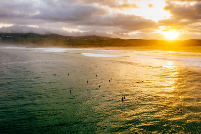 Sea Sunset Scenery Sky View Photograph Print 100% Australian Made