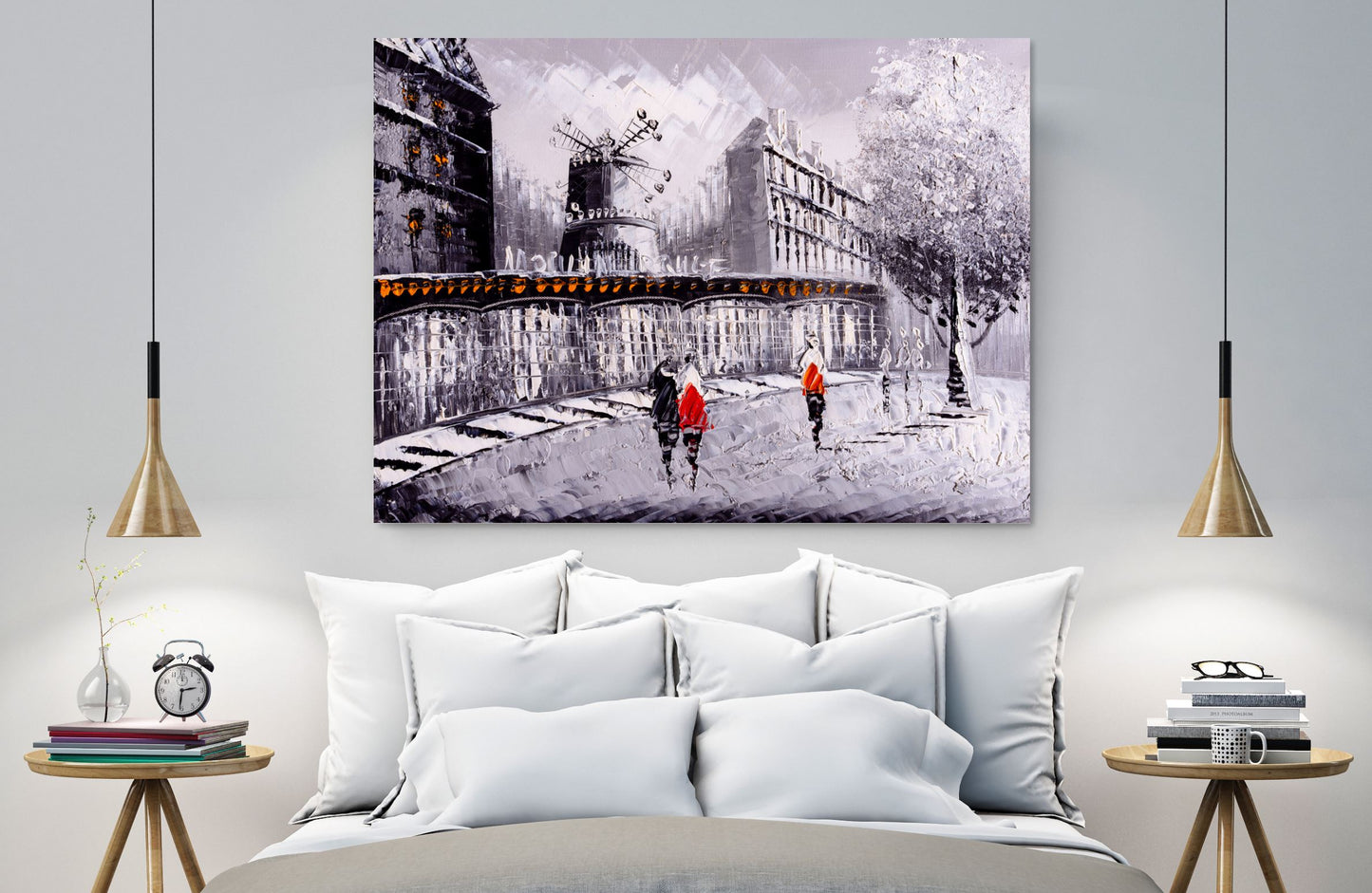 Beautiful painting Paris France Print 100% Australian Made