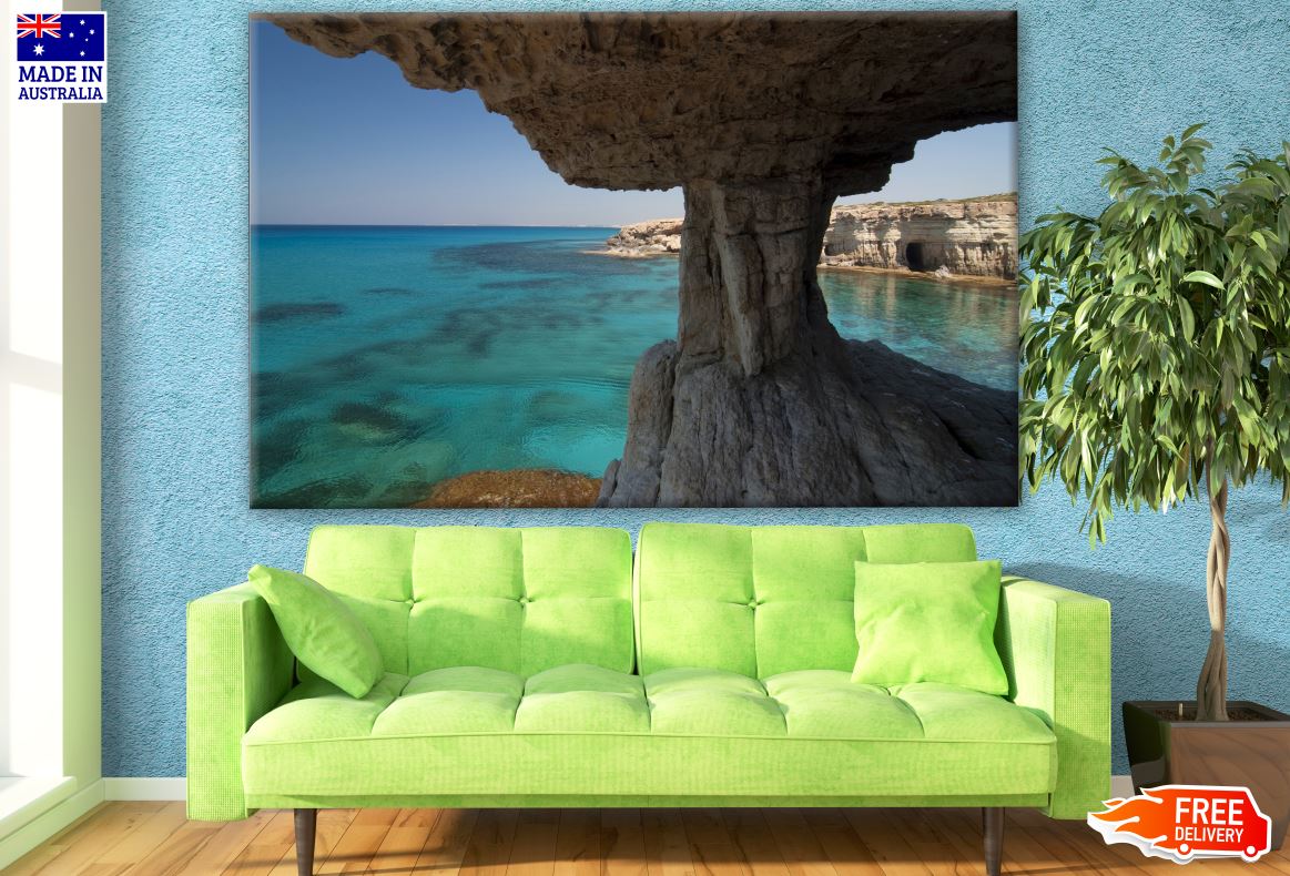 Stunning Beach with Rocks Photograph Print 100% Australian Made
