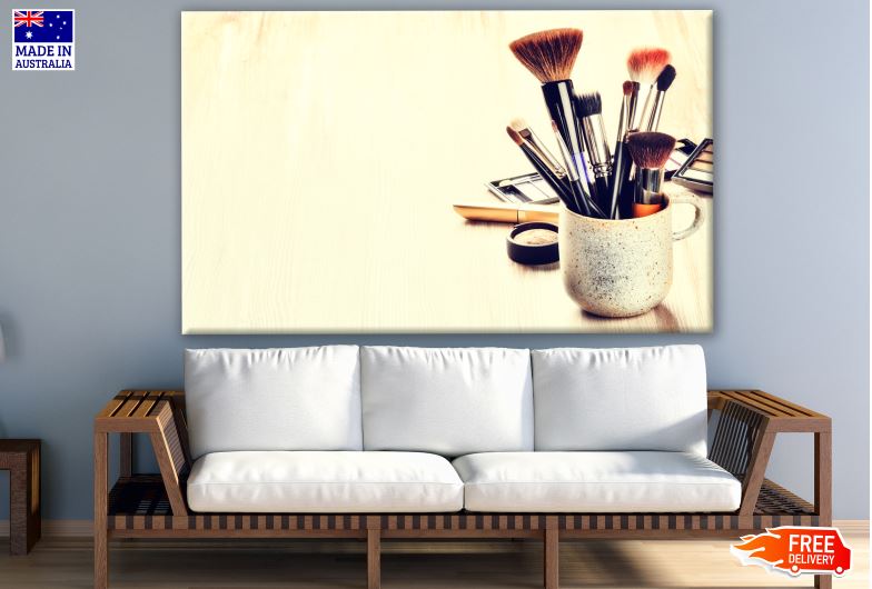 Makeup Brushes in a Cup Photograph Print 100% Australian Made