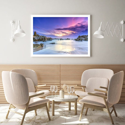 Sea Scenery View Photograph Home Decor Premium Quality Poster Print Choose Your Sizes