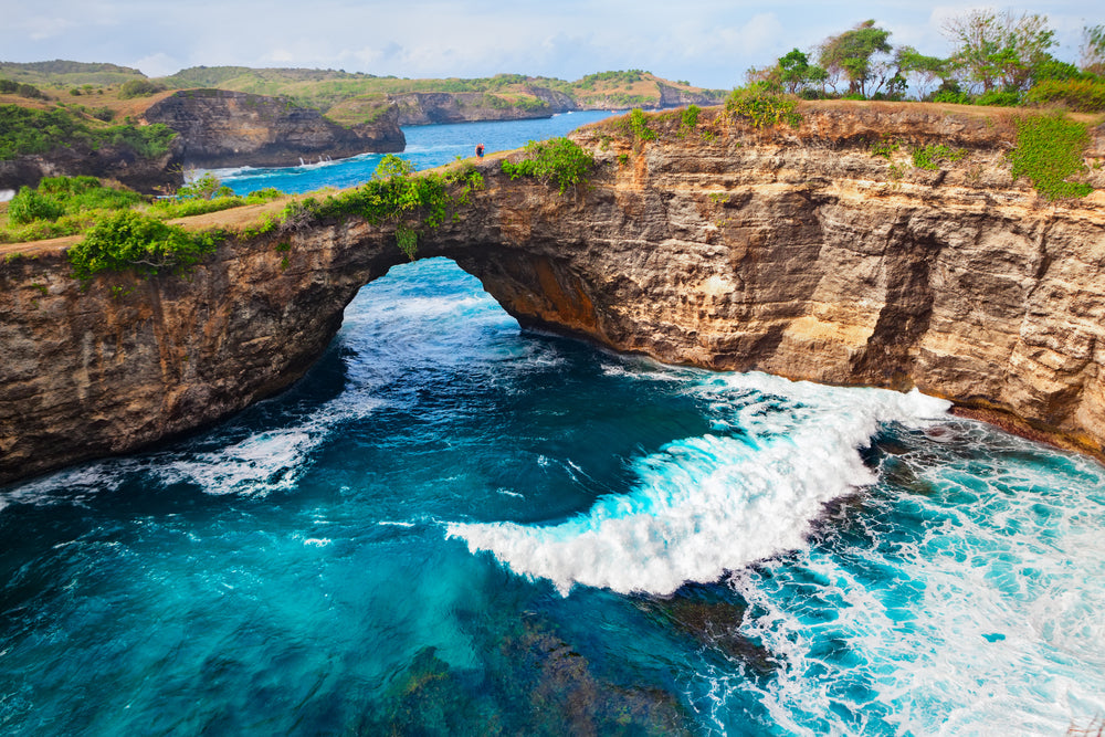 Rock Bridge Over Sea Scenery View Home Decor Premium Quality Poster Print Choose Your Sizes