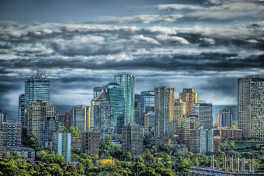City Landscape View Photograph Canada Print 100% Australian Made