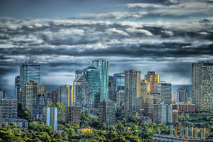 City Landscape View Photograph Canada Print 100% Australian Made