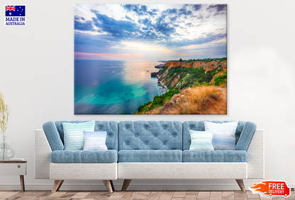 Rock Mountain & Sea Sky Scenery Print 100% Australian Made