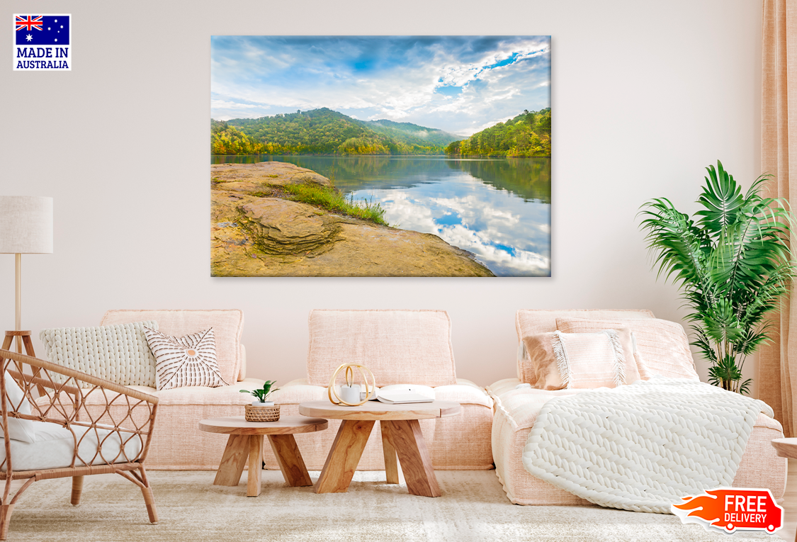 Mountain & River Nature View Photograph Print 100% Australian Made