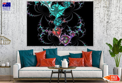 Colorful Fractal Abstract Design Print 100% Australian Made