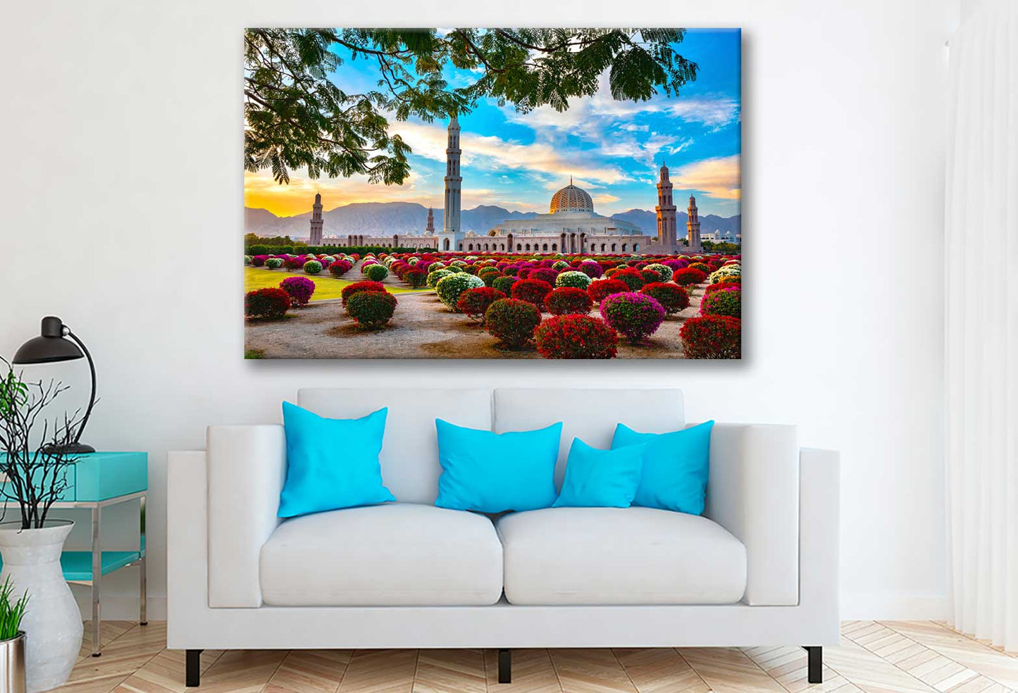 Bella Home Grand Mosque View Muscat Oman Print Canvas Ready to hang