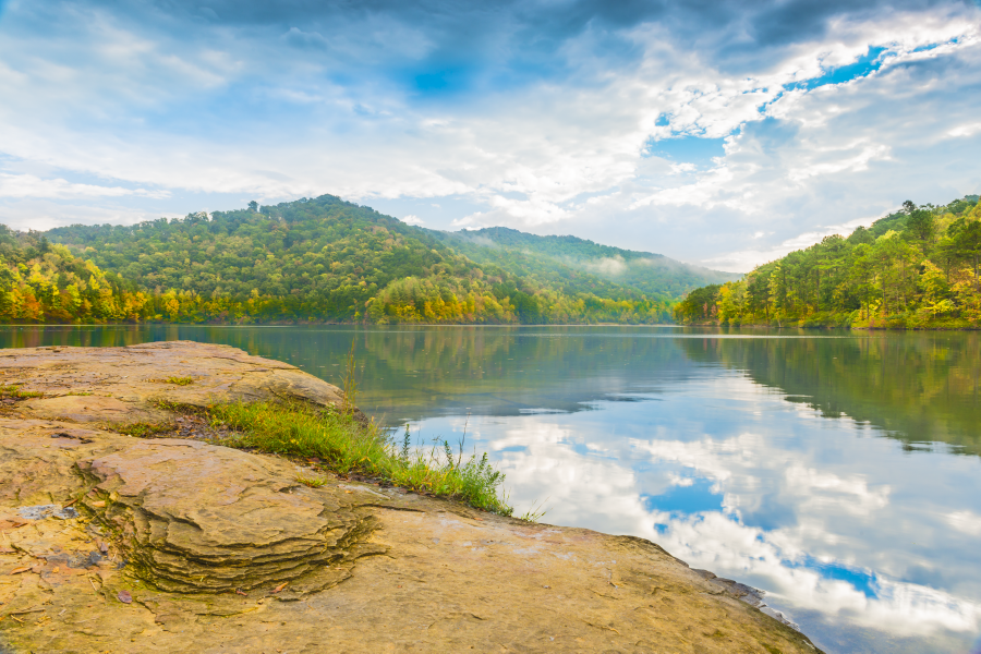 Mountain & River Nature View Photograph Print 100% Australian Made