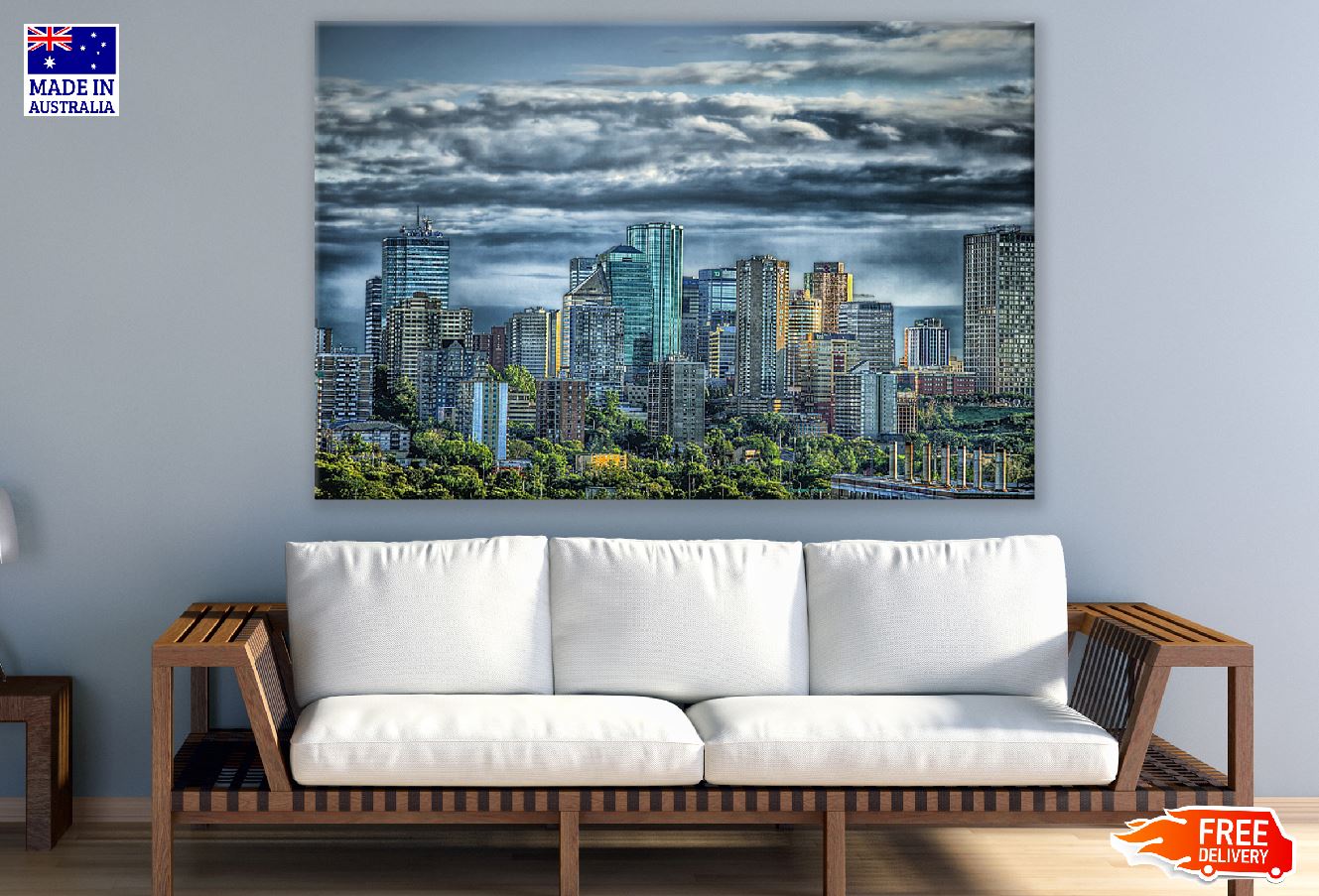 City Landscape View Photograph Canada Print 100% Australian Made