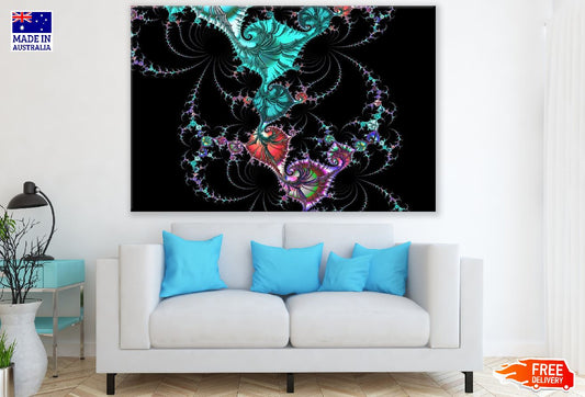 Colorful Fractal Abstract Design Print 100% Australian Made