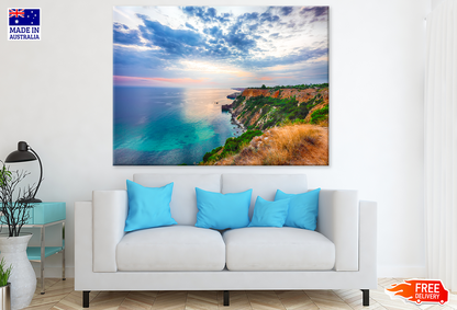 Rock Mountain & Sea Sky Scenery Print 100% Australian Made