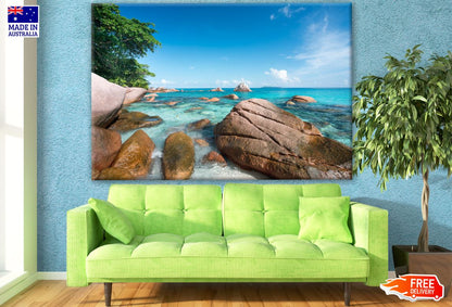 Rocks & Beach Scenery Photograph Print 100% Australian Made
