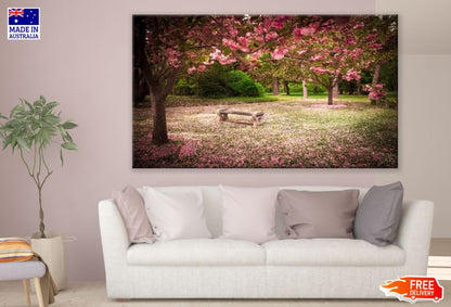 Beautiful Garden Bench Print 100% Australian Made