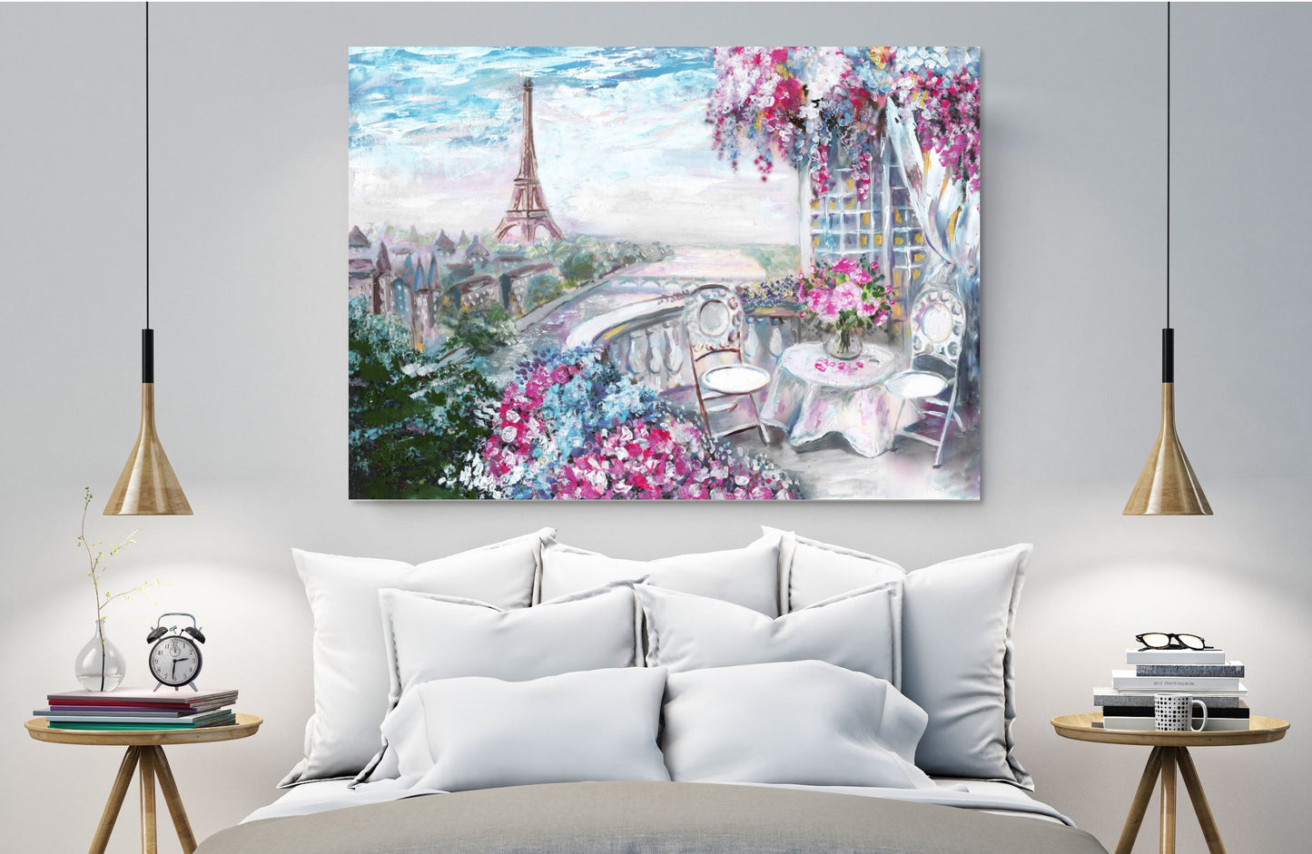 Beautiful painting Paris France Print 100% Australian Made