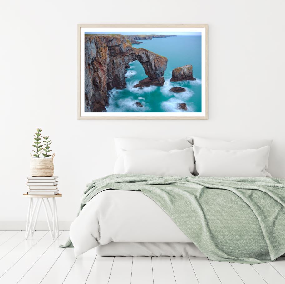 Sea & Cliff Scenery View Home Decor Premium Quality Poster Print Choose Your Sizes