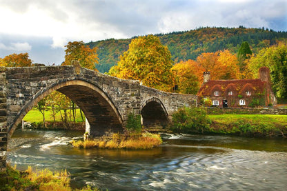 Old House & Bridge Nature Photograph Print 100% Australian Made