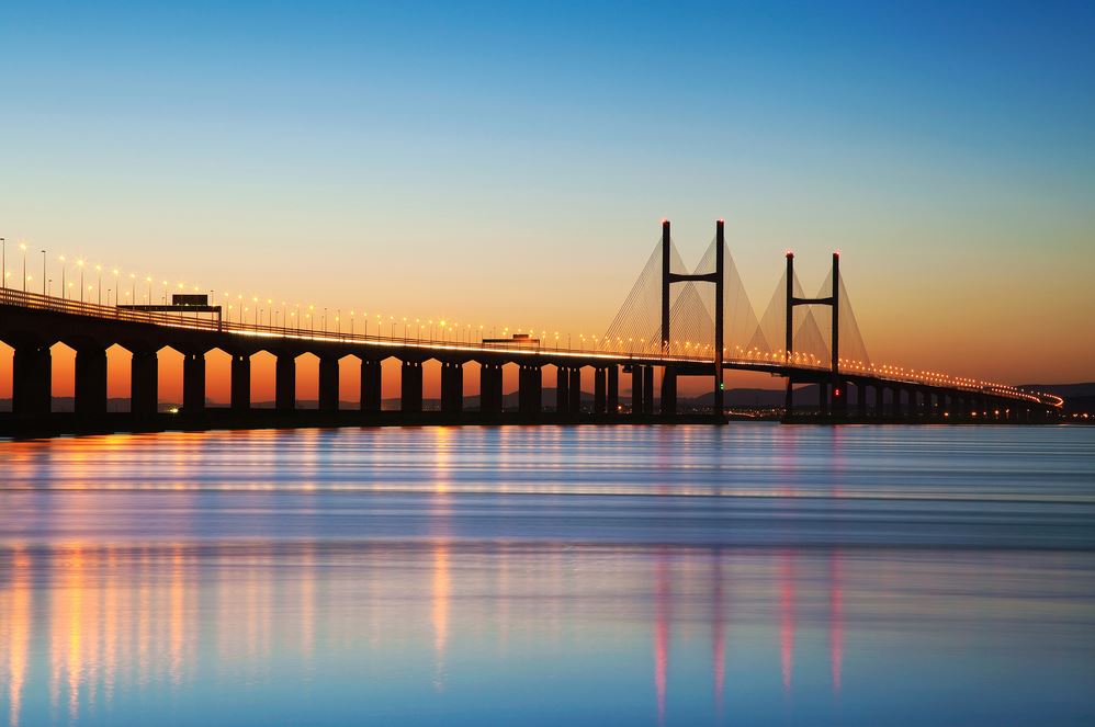 Bridge Sunset Scenery View Home Decor Premium Quality Poster Print Choose Your Sizes