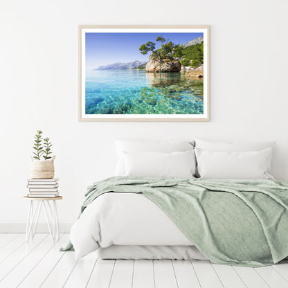 Sunset Sea Scenery Photograph Home Decor Premium Quality Poster Print Choose Your Sizes