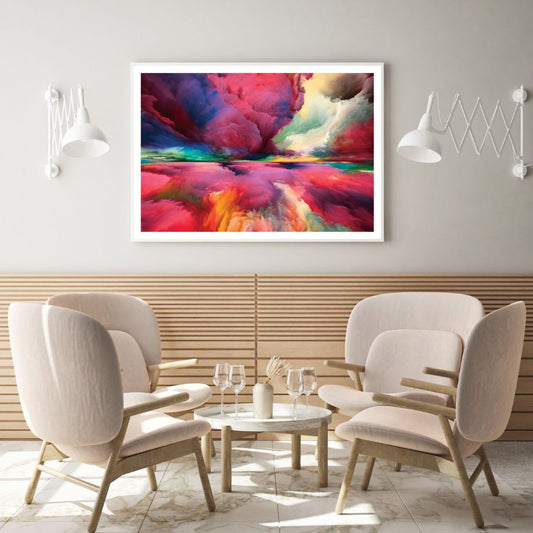Colorful Abstract Clouds Design Home Decor Premium Quality Poster Print Choose Your Sizes