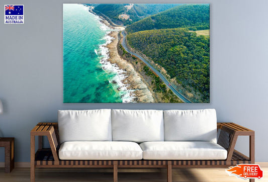 Great Ocean Road, Victoria, Australia Aerial View Photograph Print 100% Australian Made