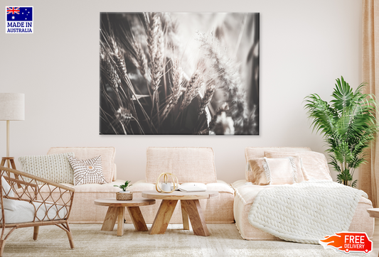 Closeup of Ripe Wheat Print 100% Australian Made