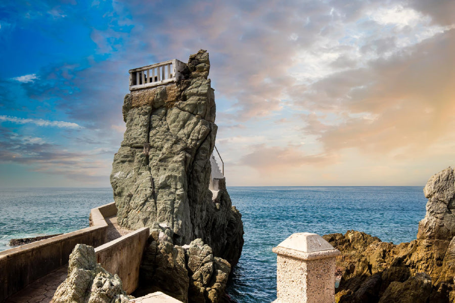 Sea Malecon View Photograph Mazatlan Mexico Print 100% Australian Made