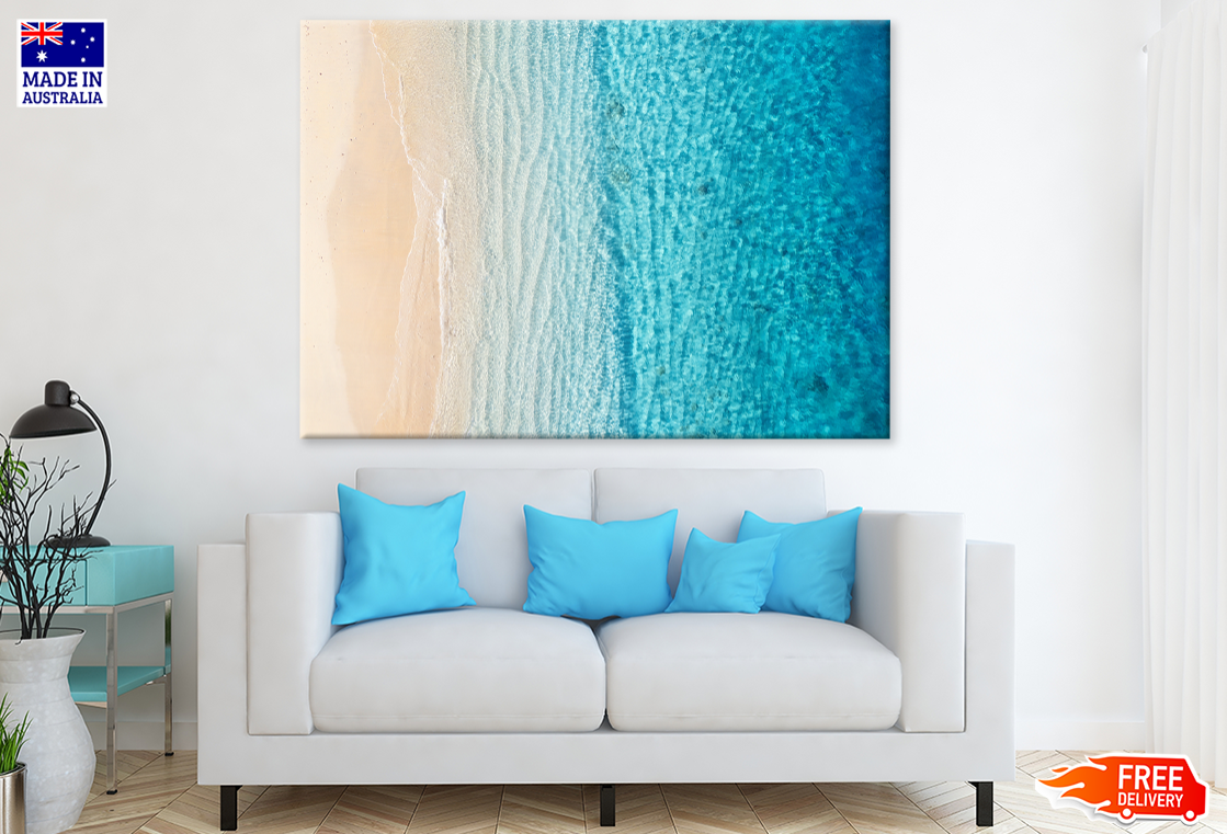 Sea & Shore Aerial View Photograph Print 100% Australian Made