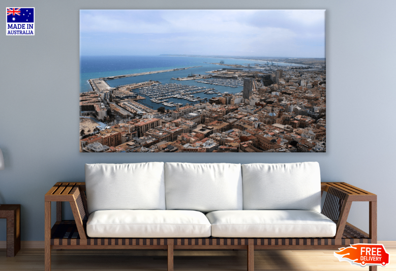 Spain Port of Alicante Print 100% Australian Made
