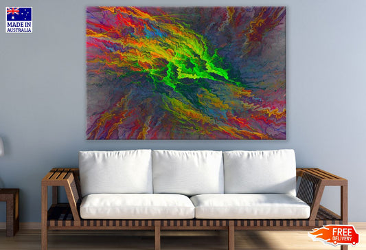 Color Gradient Abstract Design Print 100% Australian Made