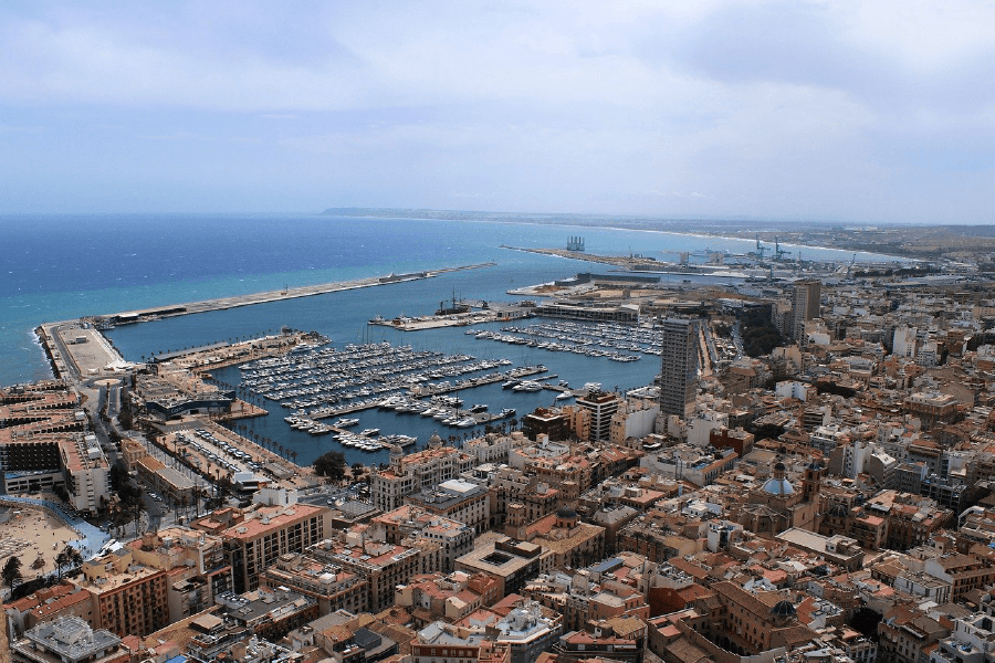 Spain Port of Alicante Print 100% Australian Made