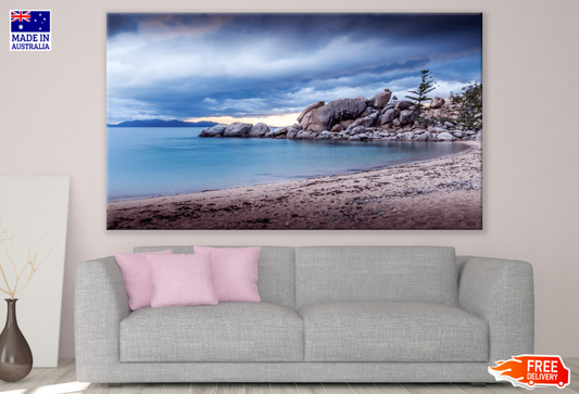 Rocks & Sea Sky View Print 100% Australian Made