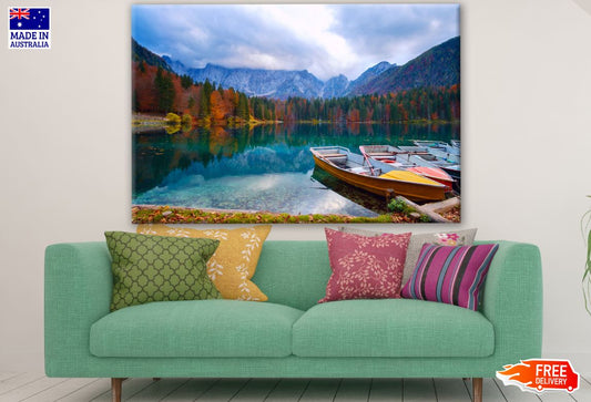 Stunning Lake & Mountains Photograph Print 100% Australian Made