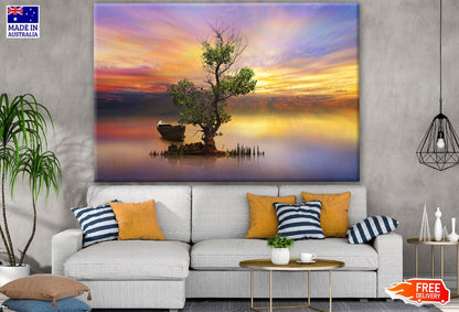 Tree in Sunset Photograph Print 100% Australian Made