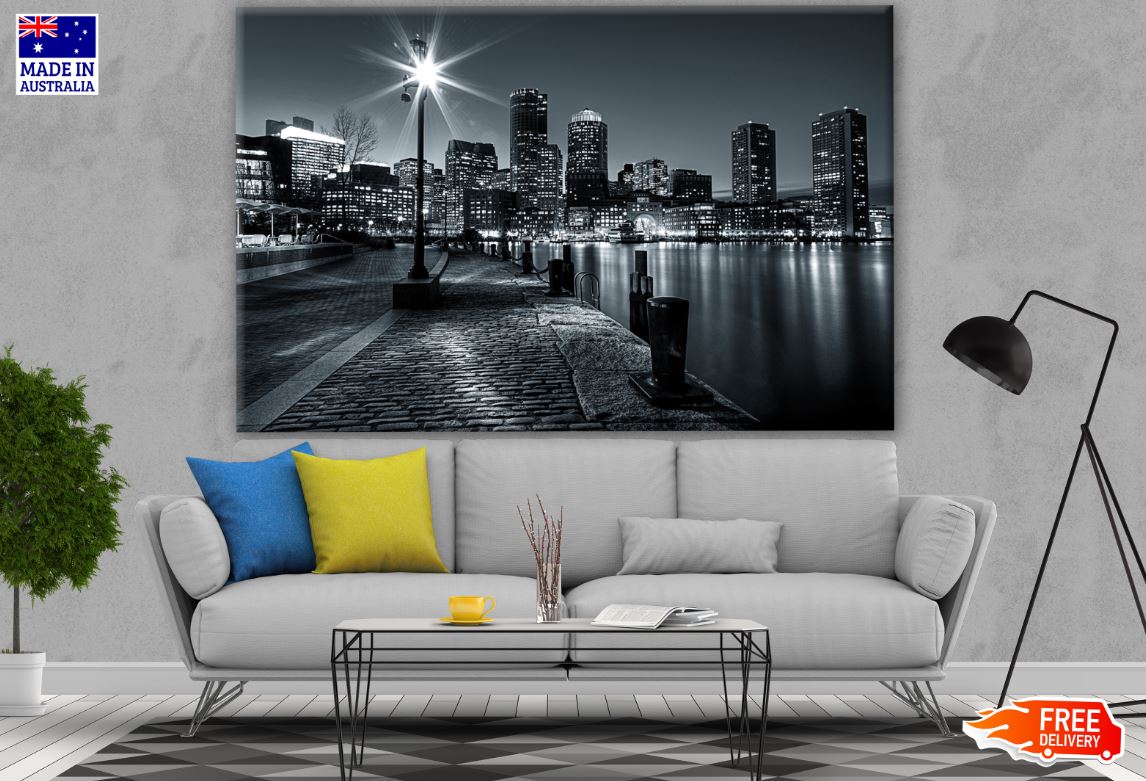 City B&W Photograph Print 100% Australian Made