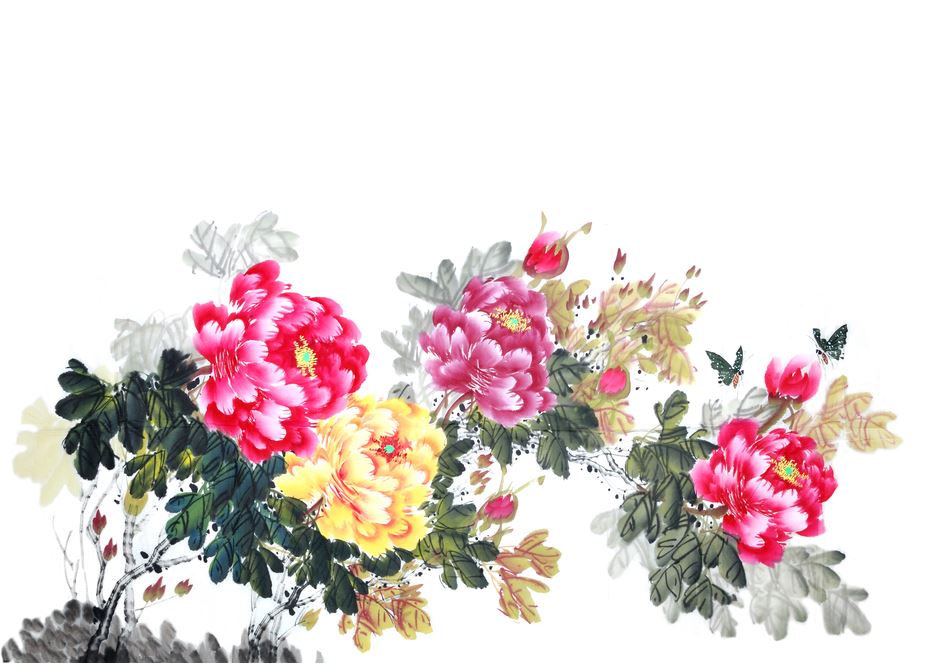 Colourful Flower Tree Watercolour Painting Print 100% Australian Made