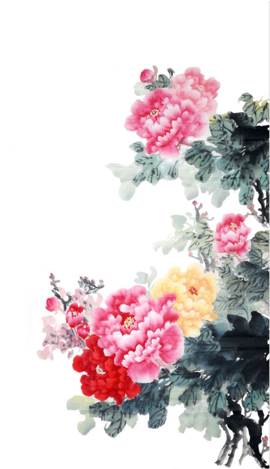 Colourful Flower Tree Watercolour Painting Print 100% Australian Made