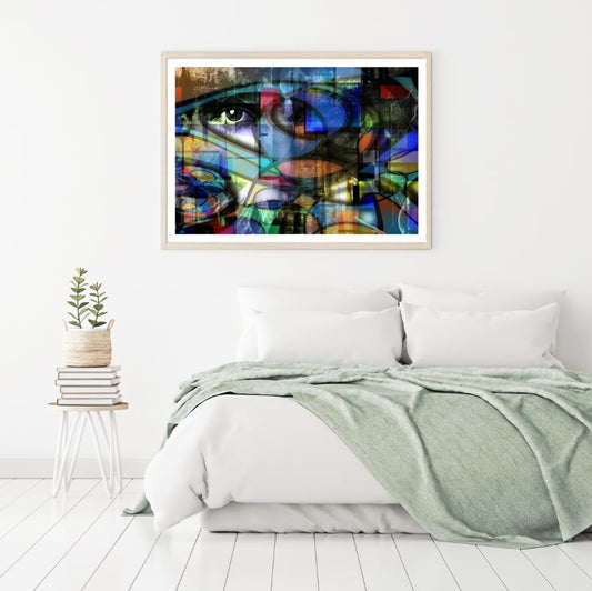 Colorful Abstract Shapes Design Home Decor Premium Quality Poster Print Choose Your Sizes