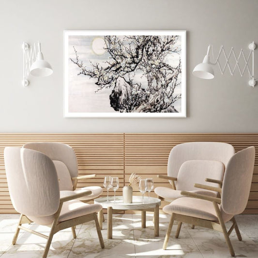 Flower Tree Watercolor Painting Home Decor Premium Quality Poster Print Choose Your Sizes
