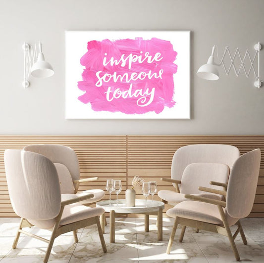 Colorful Quote Watercolor Painting Home Decor Premium Quality Poster Print Choose Your Sizes